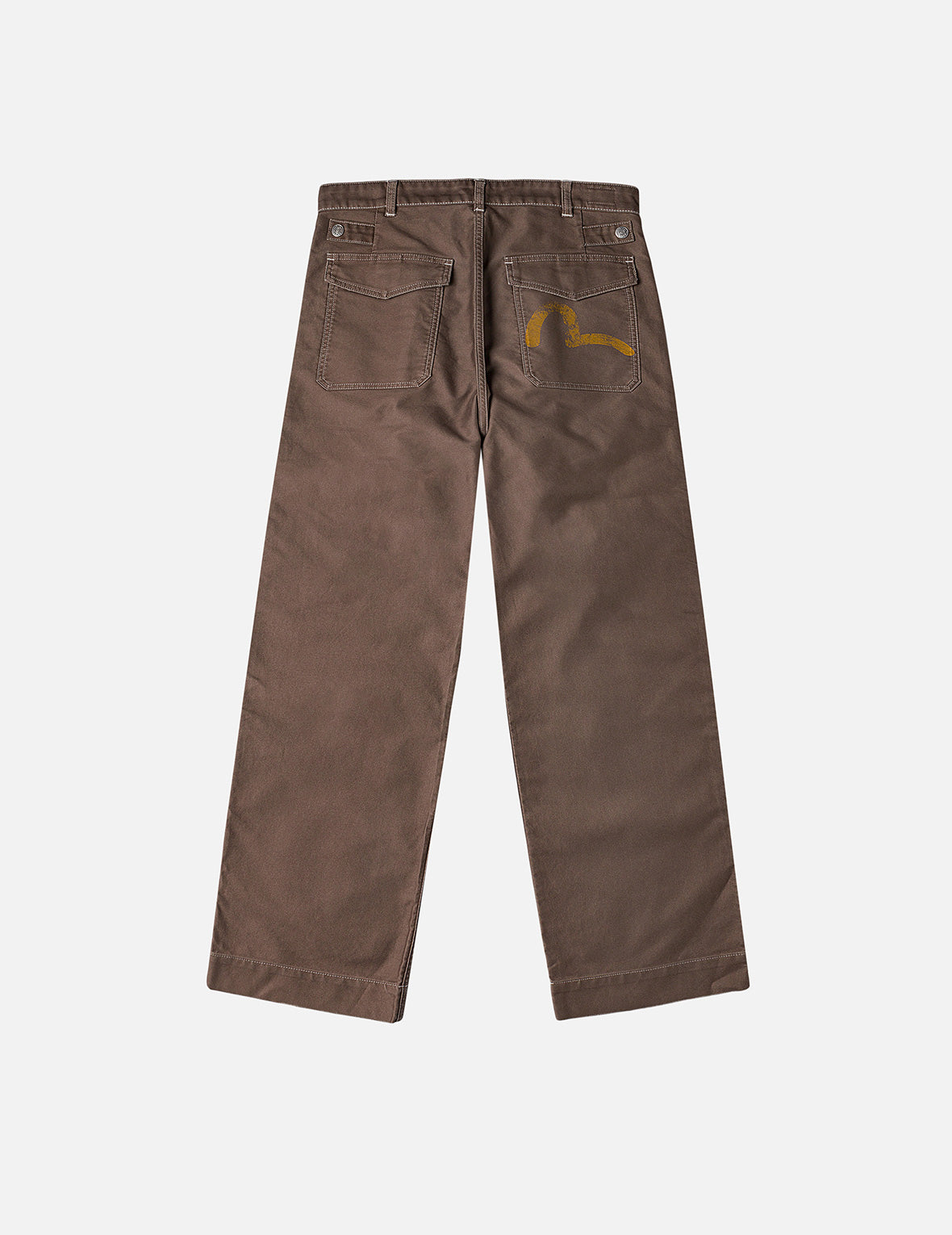 ハンドペイントカモメプリントリラックスフィットフライトパンツ